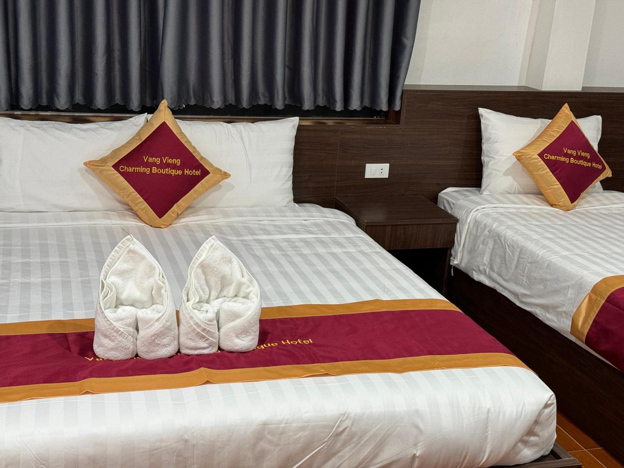 ואנג ויינג Vangvieng Charming Boutique Hotel מראה חיצוני תמונה